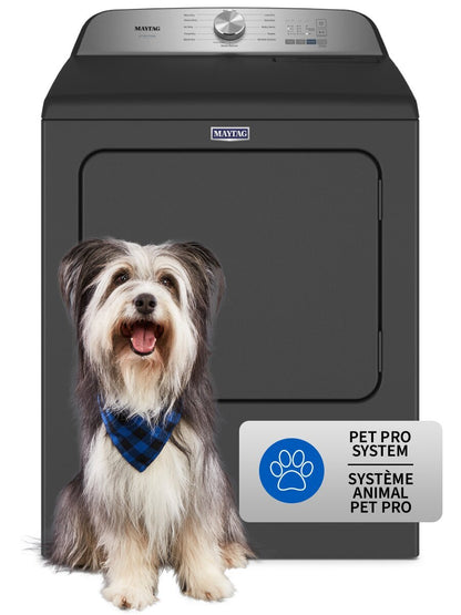 Maytag 7 pi³ Pet Pro Sécheuse électrique - ombre noire - YMED6500MBK | Sécheuse électrique Maytag Pet Pro de 7 pi³ - ombre noire - YMED6500MBK