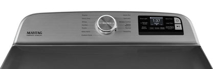Sécheuse électrique intelligente Maytag de 7,4 pi³ avec vapeur - ardoise métallique - YMED7230HC