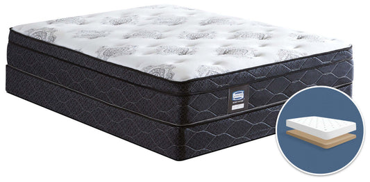 Simmons Do Not Disturb Avante Euro-Top Firm Low-Profile Mattress Set|Ensemble matelas ferme à Euro-plateau à profil bas Avante Ne pas déranger Simmons pour grand lit