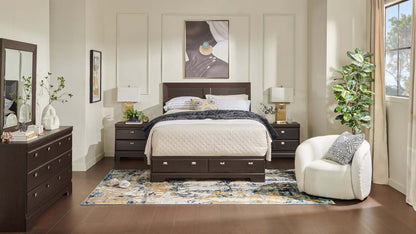 Miroir de commode de chambre Yorkdale, fabriqué au Canada - Brun | Miroir de commode de chambre à coucher Yorkdale, fabriqué au Canada - brun