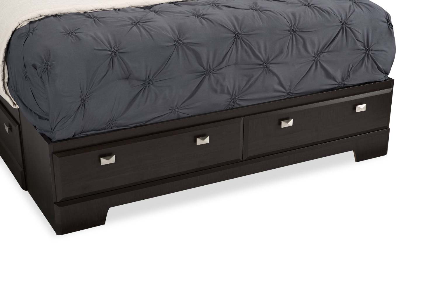 Lit avec rangement queen Yorkdale à 6 tiroirs - Brun | Grand lit avec rangement à 6 tiroirs Yorkdale - Brun