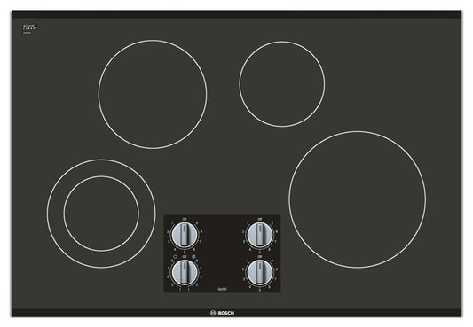 Bosch 500 Series 30 4-Burner Electric Cooktop – NEM5066UC|Surface de cuisson électrique Bosch de série 500 de 30 po à 4 brûleurs - NEM5066UC|NEM5066UC