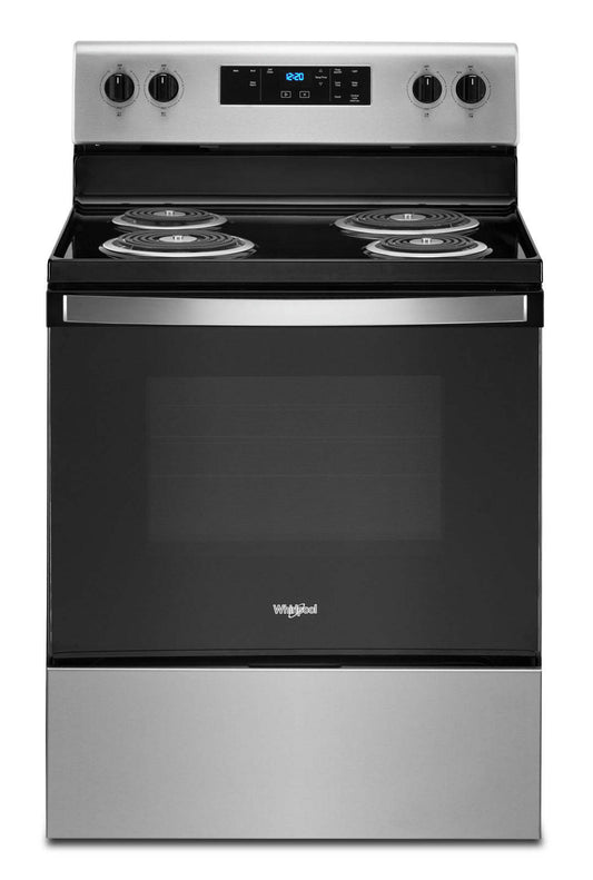 Cuisinière électrique Whirlpool de 4,8 pi³ avec autonettoyage - acier inoxydable - YWFC315S0JS