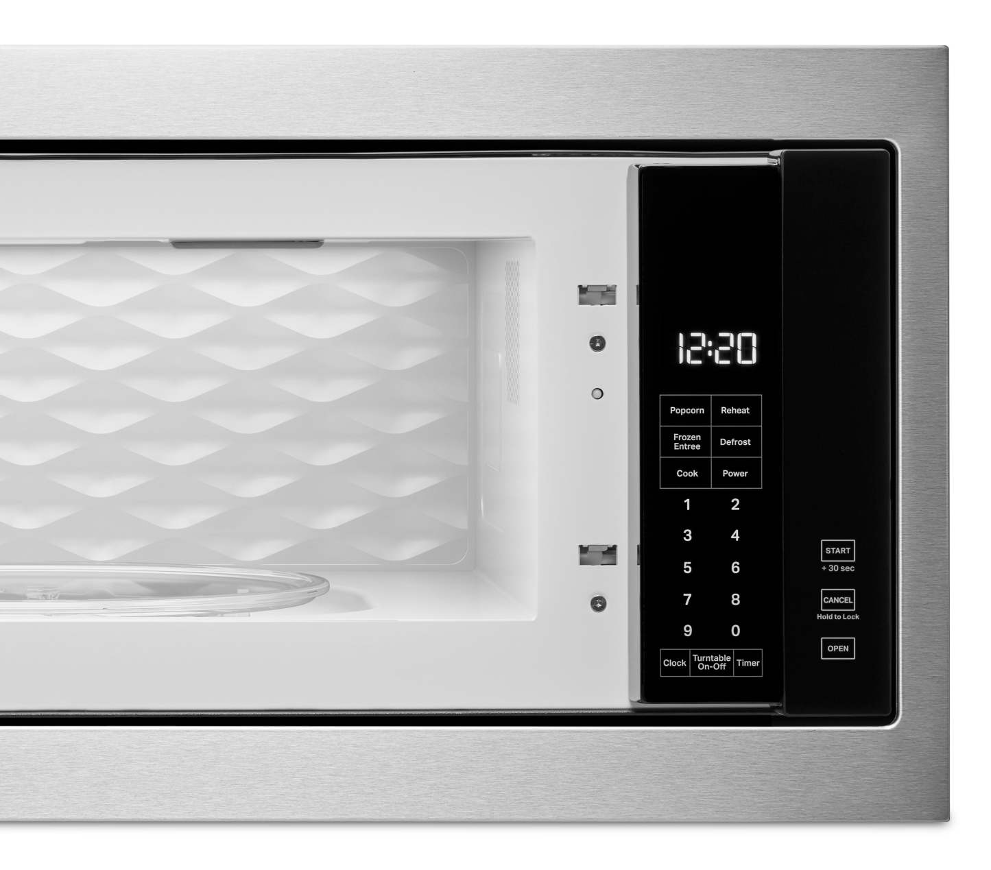 Tourbillon 1,1 Cu. Fort. Micro-ondes encastrable avec cuisson de 900 watts - Acier inoxydable - YWMT50011KS | Quatre à micro-ondes encastrées Whirlpool de 1,1 pi³ avec cuisson à 900 W - acier inoxydable - YWMT50011…