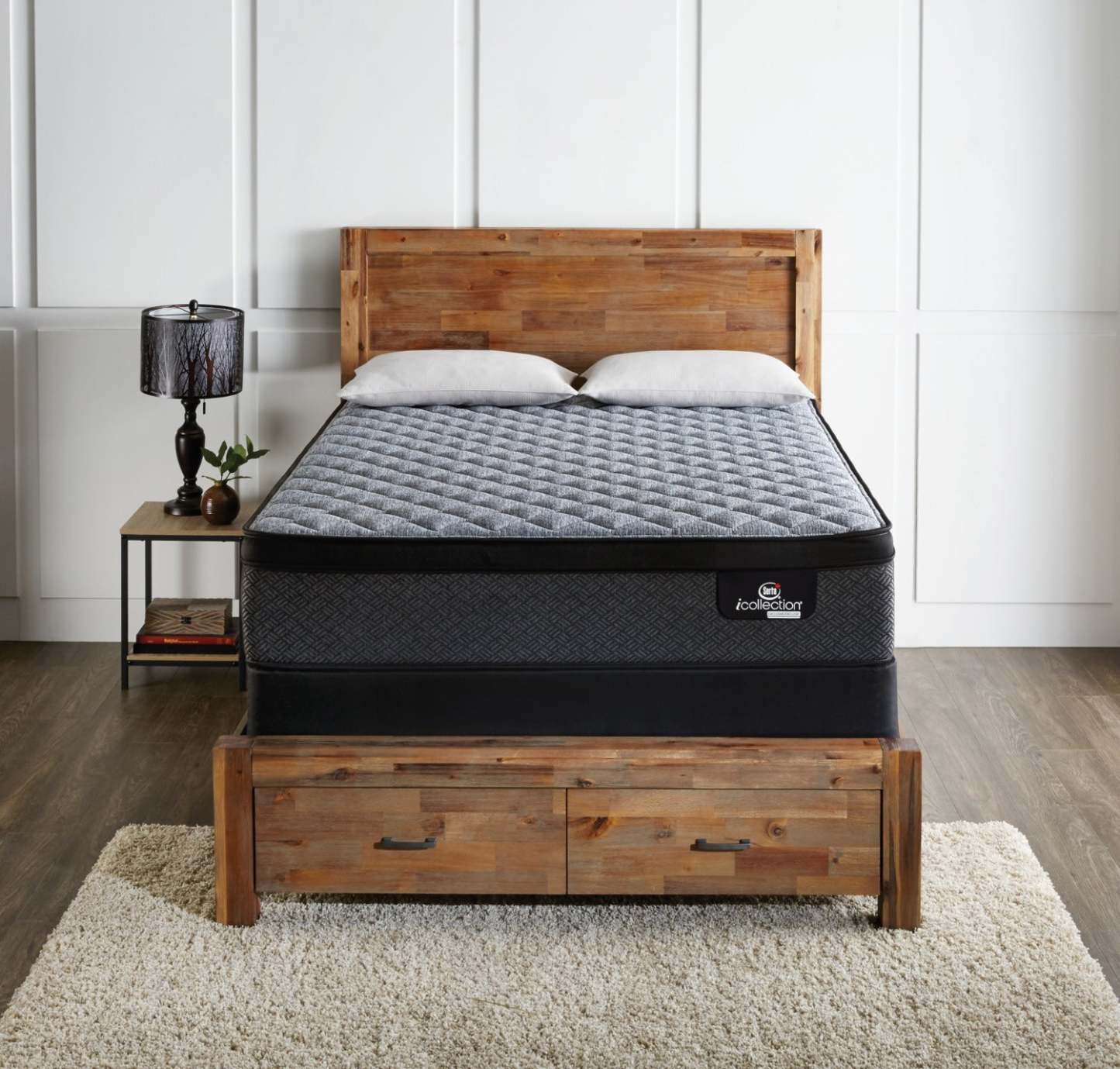 Serta® iCollection® Alonso Extra-Firm Euro-Top Mattress Set|Ensemble matelas très ferme à Euro-plateau Alonso iCollection de Serta pour grand lit