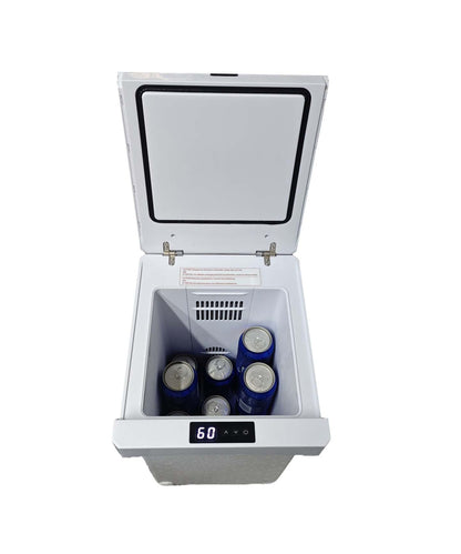 Canapé sectionnel à inclinaison électrique Zen 3 pièces en tissu d'apparence cuir avec massage et 2 consoles à compartiment réfrigéré - noir