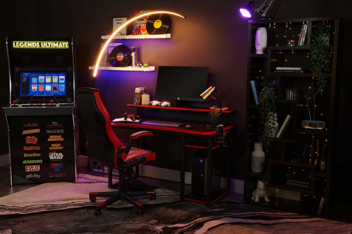 Lampadaire LED Zeus 72 Noir Mat|Lampe à pied Zeus de 72 po noir mat à DEL