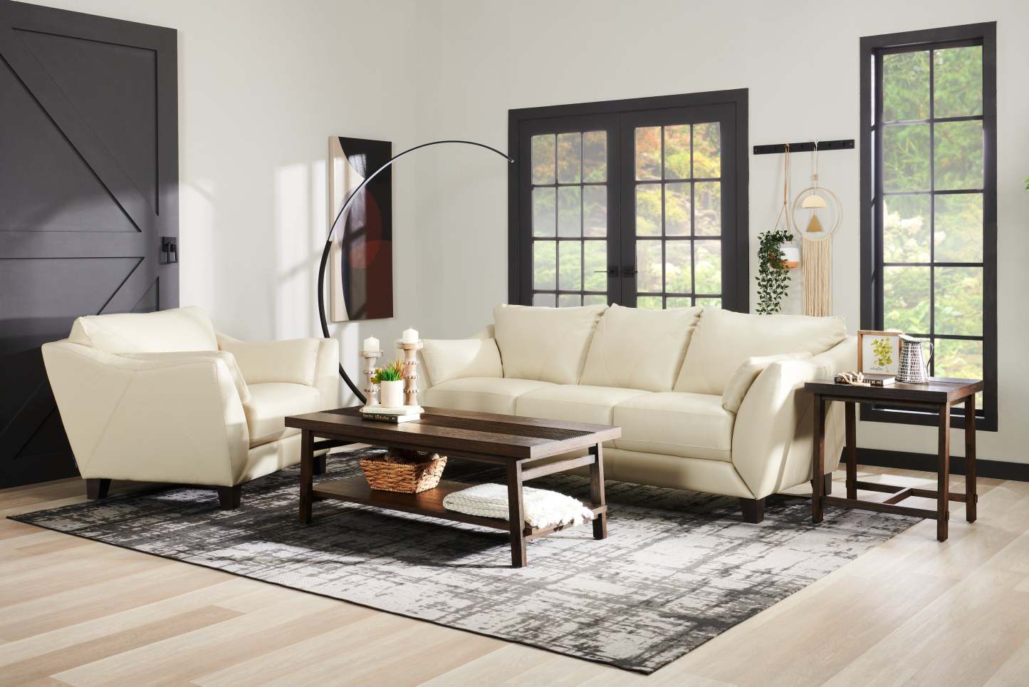 Lampadaire LED Zeus 72 Noir Mat|Lampe à pied Zeus de 72 po noir mat à DEL