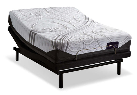 Matelas Ermano iComfort EFX3D Serta pour grand lit avec base réglable Motion Essentials 3