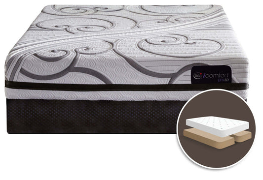 Serta iComfort® EFX3D Gravati Split Queen Mattress Set|Ensemble matelas divisé Gravati iComfort EFX3D de Serta pour grand lit