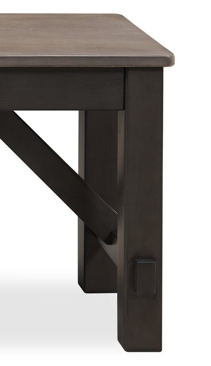 Banc de salle à manger Zao, mélamine, 60 W - Marron | Banc de salle à manger Zao de 60 po (L) en mélamine - brun