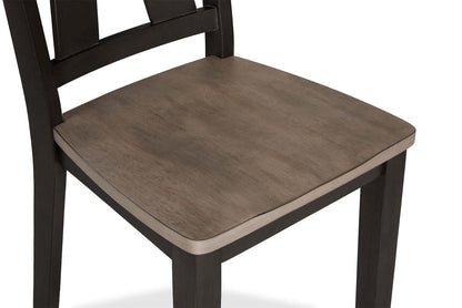 Chaise de salle à manger Zao, bois, mélamine - Marron | Chaise de salle à manger Zao en bois et en mélamine - brune