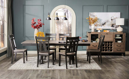 Chaise de salle à manger Zao, bois, mélamine - Marron | Chaise de salle à manger Zao en bois et en mélamine - brune