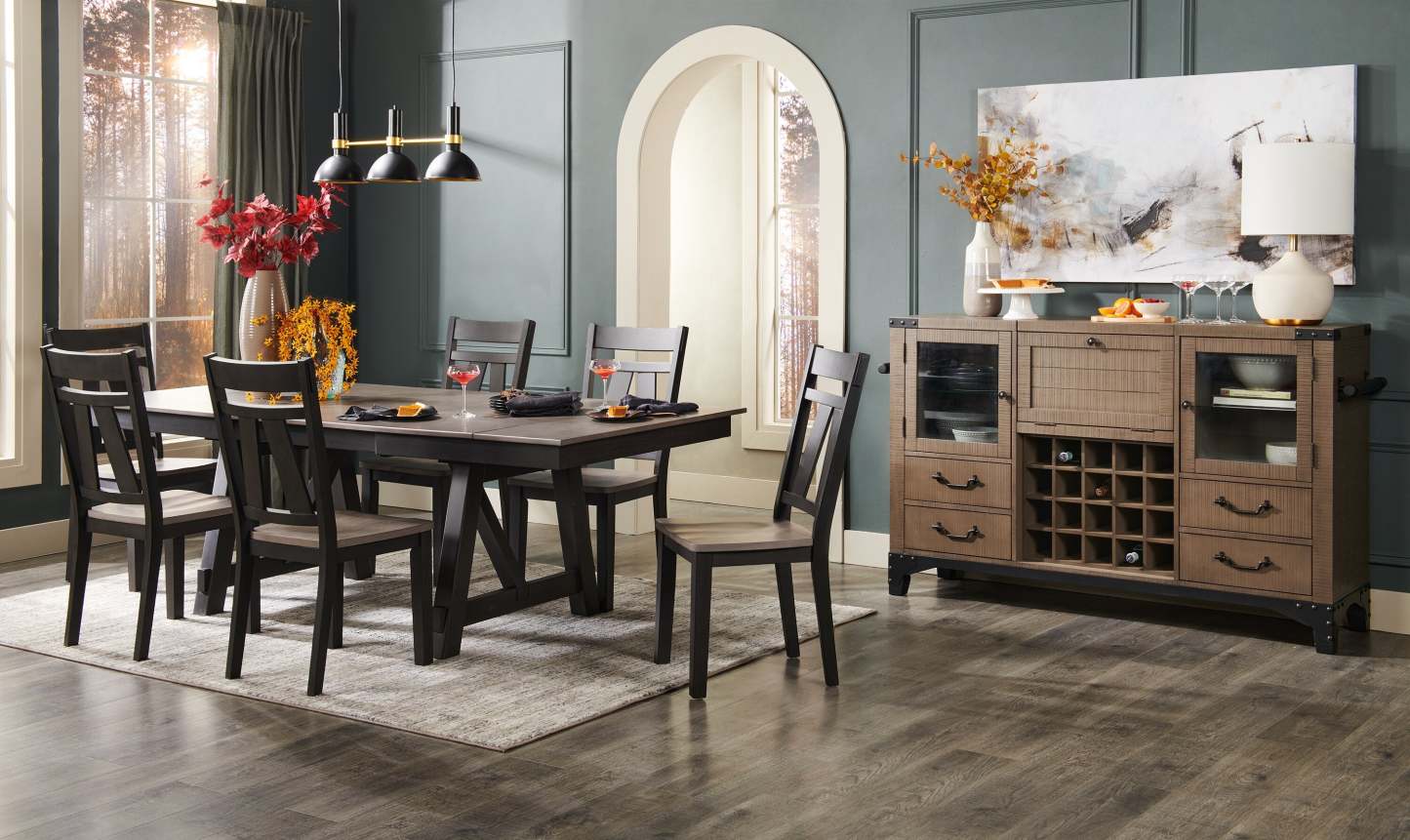 Chaise de salle à manger Zao, bois, mélamine - Marron | Chaise de salle à manger Zao en bois et en mélamine - brune