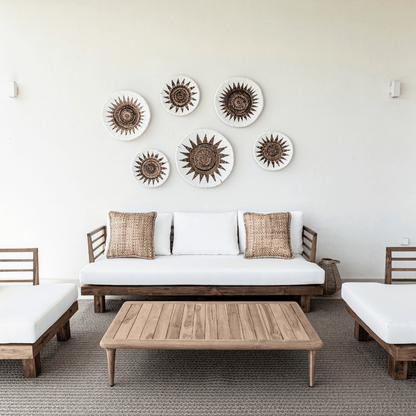 Canapé trois places Amaya | Blanc