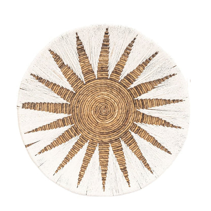 Panier mural décoratif banane | Lot de 3 | Blanc