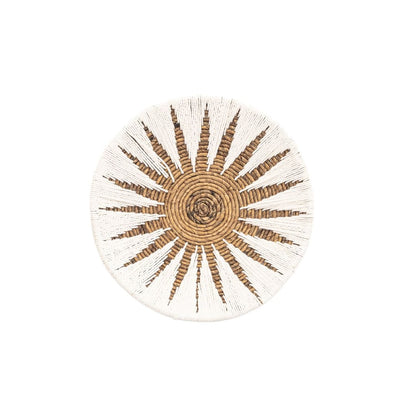 Panier mural décoratif banane | Lot de 3 | Blanc