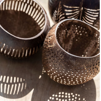 Bougeoir à thé à la noix de coco