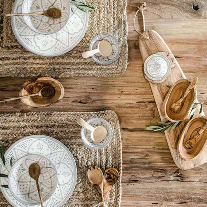Set de table en jute | Naturel 50 x 35 cm