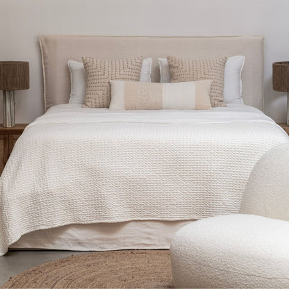 Tête de lit en lin | Naturel