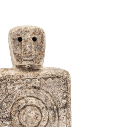 Symbole cible de la statue en pierre de Raja Sumba | Petit