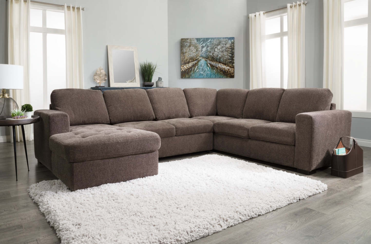 Tapis de zone de neige en alpaga | Tapis Alapaca couleur neige |ALPACAS6