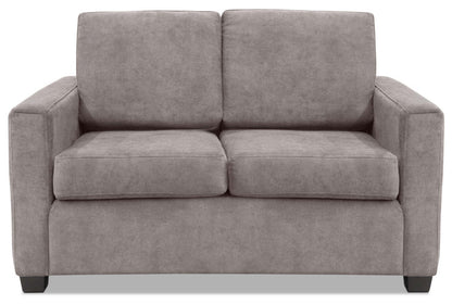 Causeuse Becca en chenille - cendre