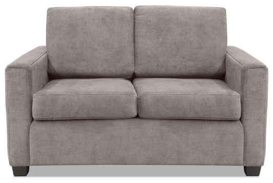 Causeuse Becca en chenille - cendre